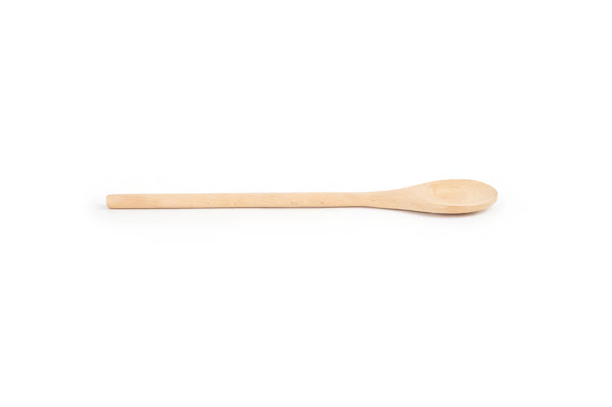 OVAL WOODEN SPOON, 12-INCH
