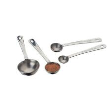 STAINLESS STEEL MEASURING SPOONS 4 PC
