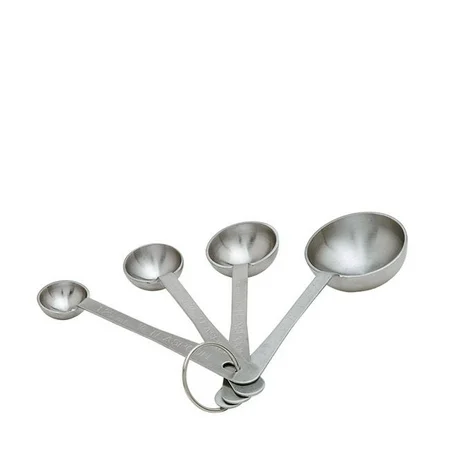STAINLESS STEEL MEASURING SPOONS 4 PC