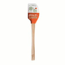 SPATULART PEAS ON EARTH SILICONE SPATULA