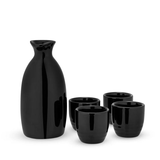 SAKE SET  MOGA 5 PC BLACK