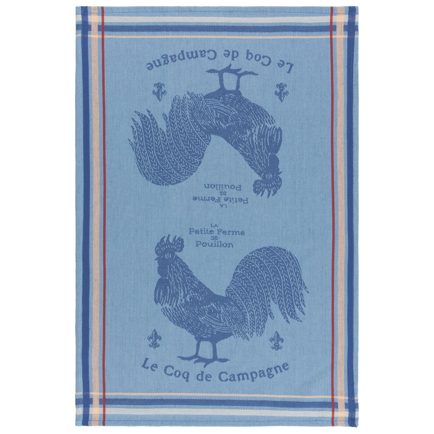 DISHTOWEL ROOSTER FRANCAISE  JACQUARD