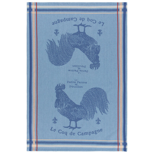 DISHTOWEL ROOSTER FRANCAISE  JACQUARD