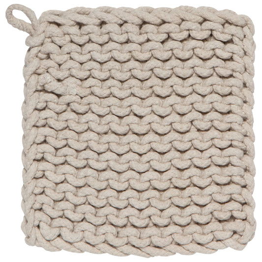 POTHOLDER KNIT DOVE GRAY