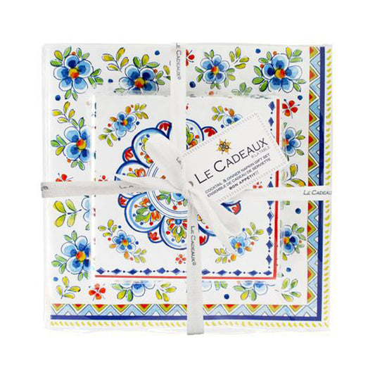 COCKTAIL NAPKIN MADRID WHITE