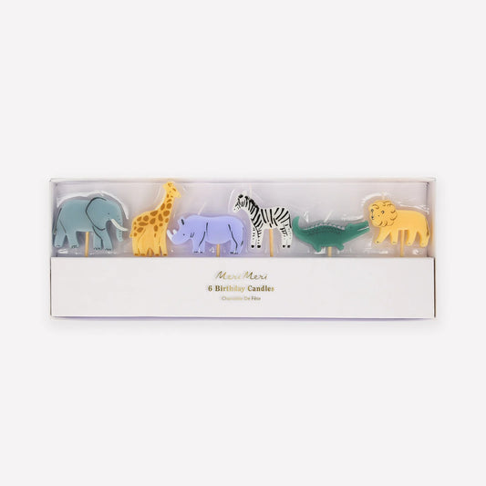 SAFARI ANIMAL CANDLES