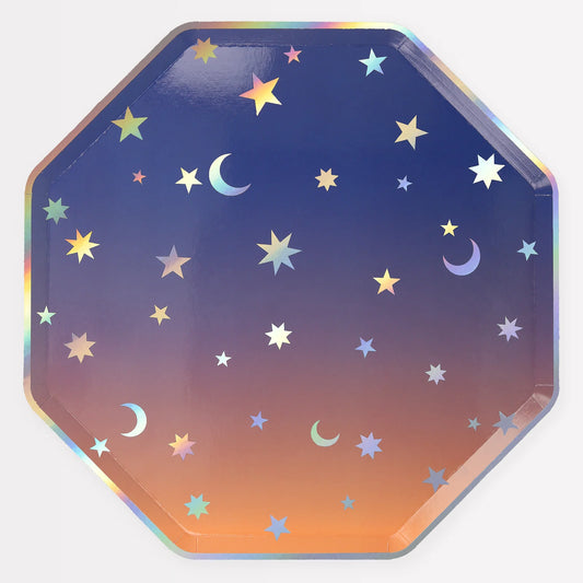 STAR AND MOON PLATES