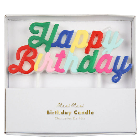 MULTICOLOR HAPPY BIRTHDAY