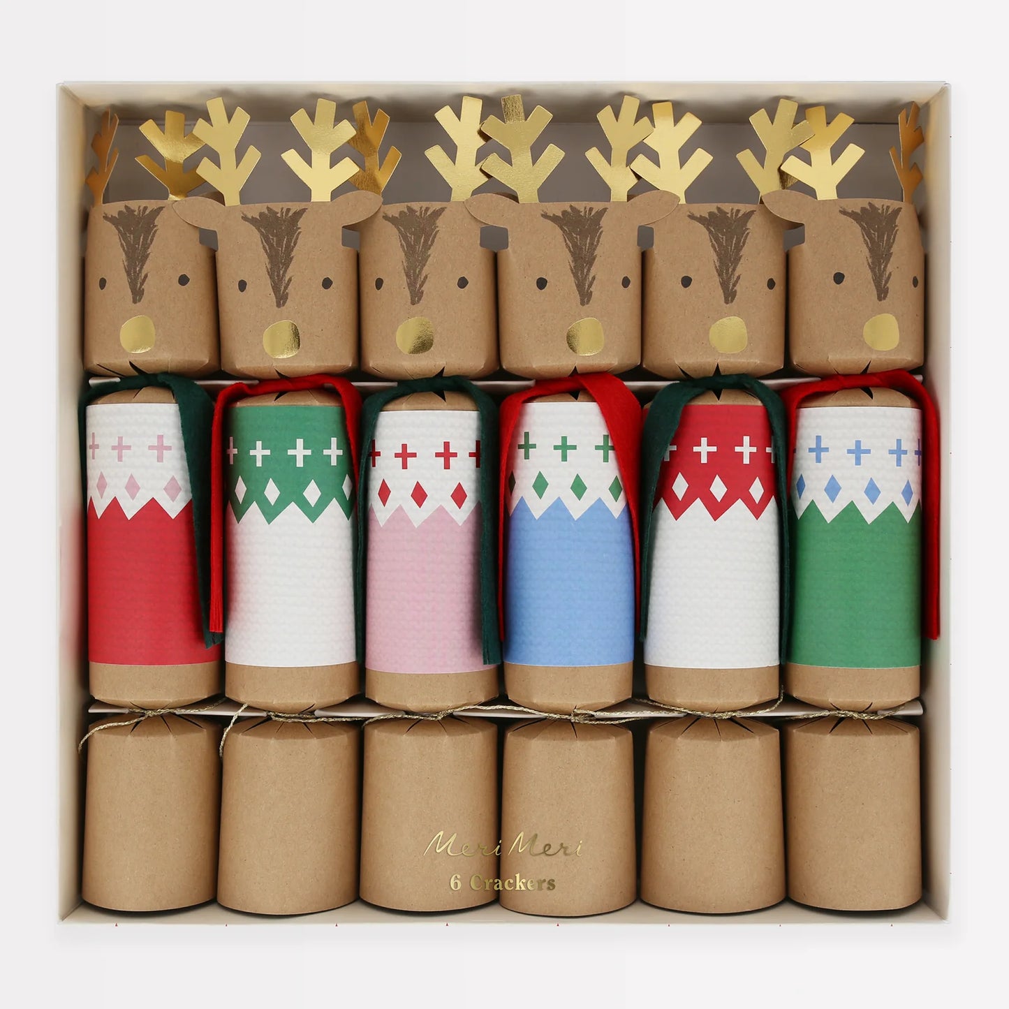 LEAPING REINDEER MEDIUM CRACKERS