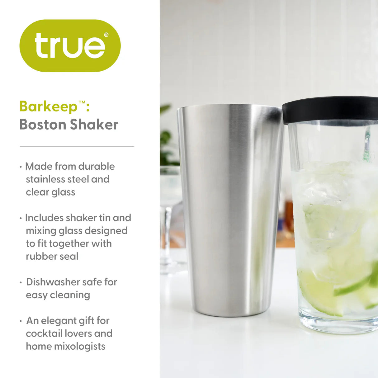BARKEEP BOSTON COCKTAIL SHAKER