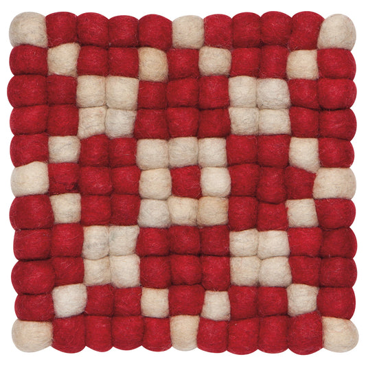 TRIVET CRANBERRY DOT