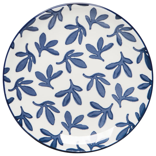 APPETIZER PLATE BLUE FLORAL