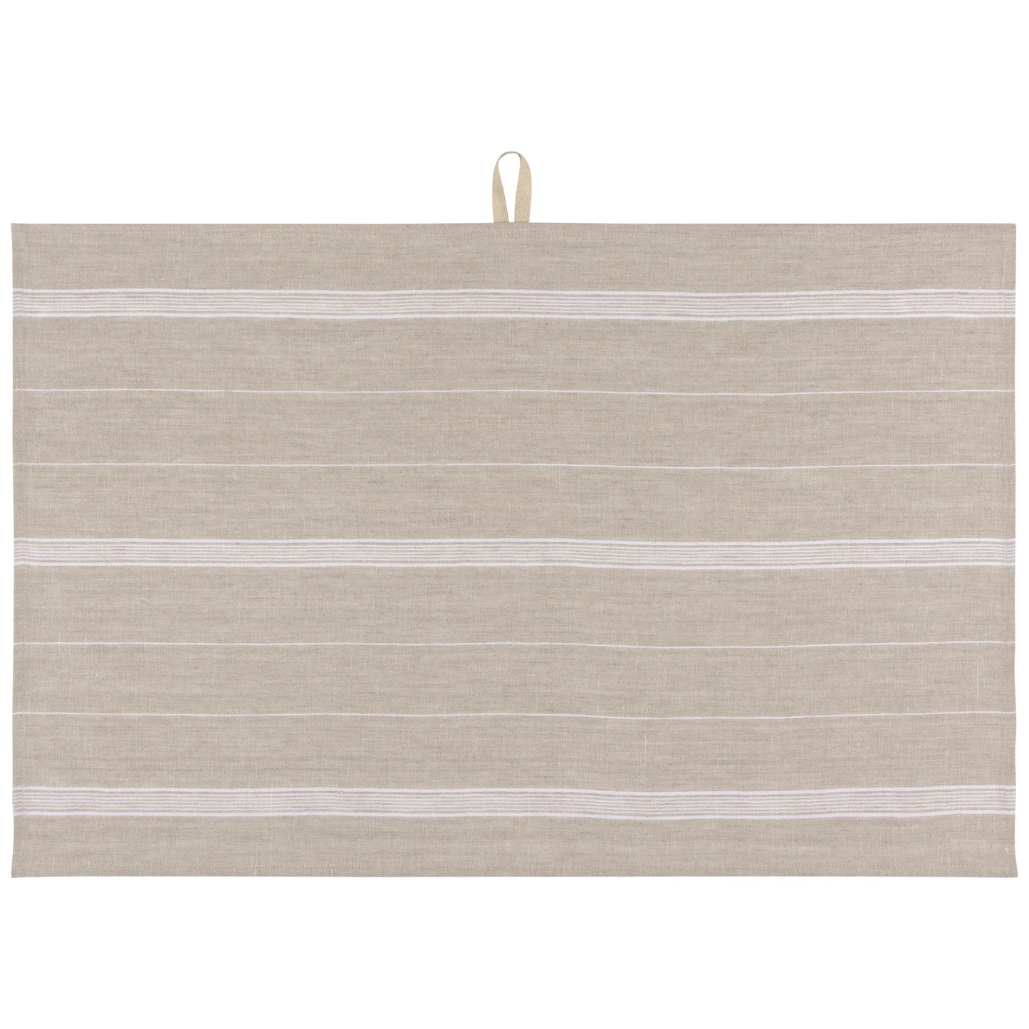 DISH TOWEL LINEN MAISON STRIPE WHITE