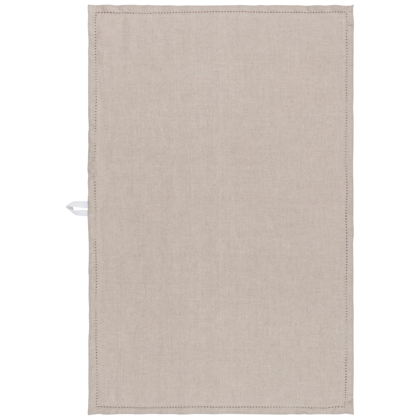 DISH TOWEL LINEN NATURAL HEMSTITCH