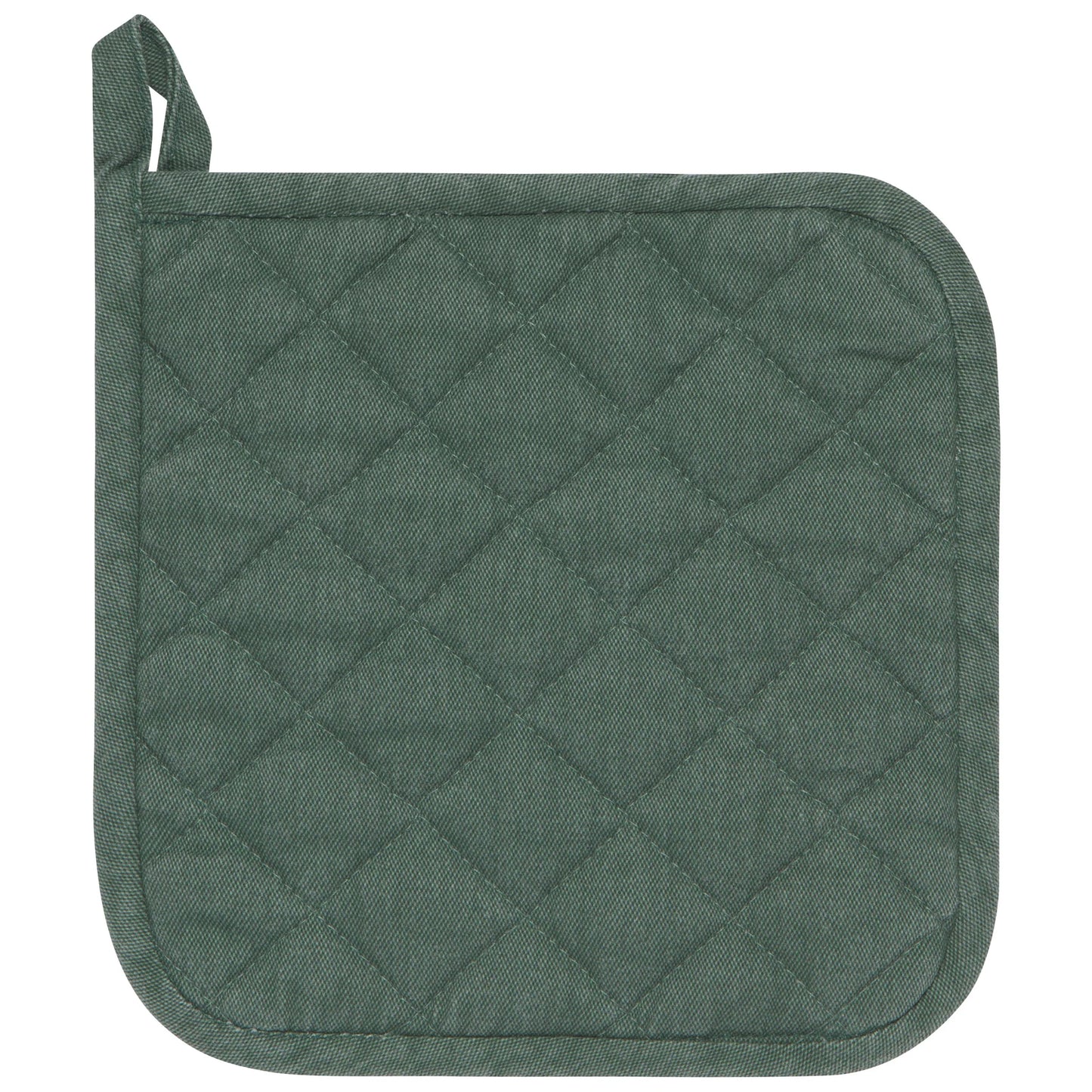 POT HOLDER STONEWASH JADE