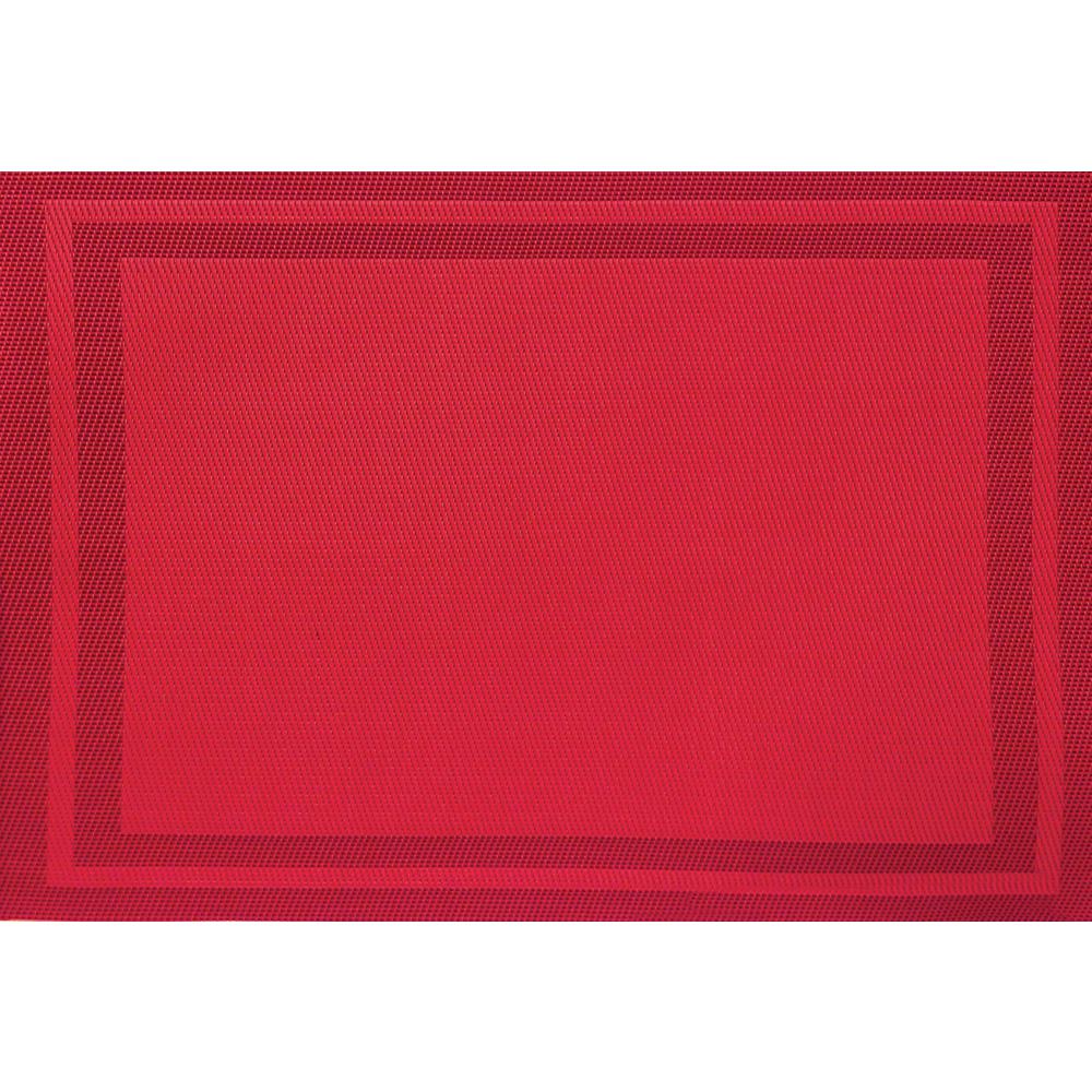LAGUNA PLACEMAT RED 18X12"