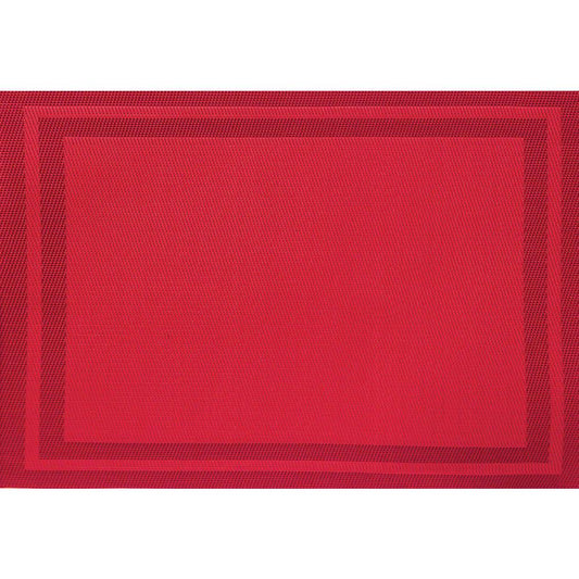 LAGUNA PLACEMAT RED 18X12"