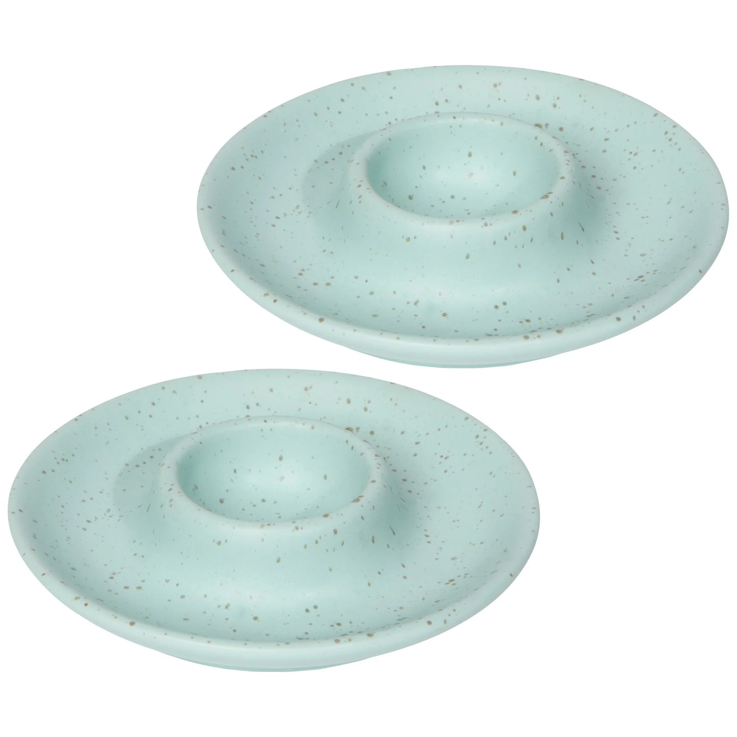 EGG CUPS ROBINS EGG SPECKLE SET OF 2