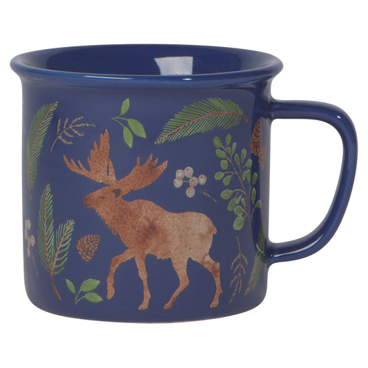 COFFEE MUG WINTER MOOSE