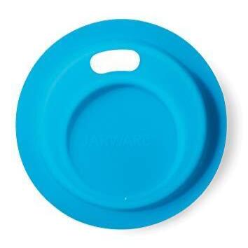 WIDE MOUTH SILICONE DRINK LID BLUE 3.25 INCH W/JAR