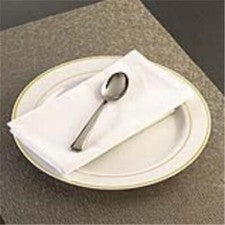 PLASTIC SPOONS SILVER