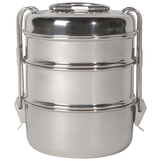 TIFFIN SIMPLY STEEL FOOD CONTAINER 3 TIER