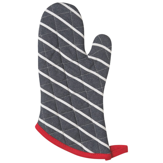 OVEN MITT BUTCHER STRIPE