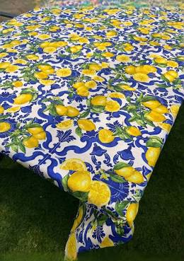 69"x120" TABLECLOTH LEMON