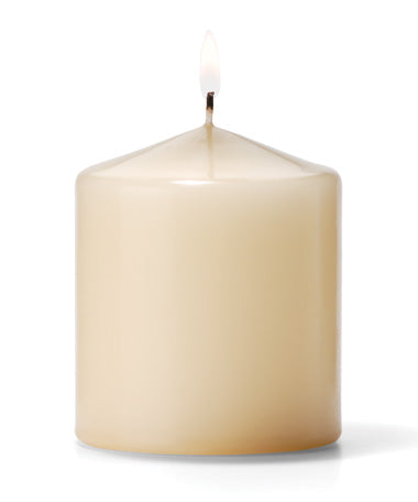 PILLAR CANDLE 3" X 3" IVORY