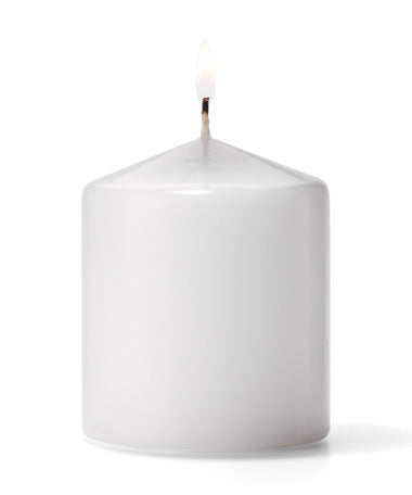 PILLAR CANDLE 3" X 3" WHITE