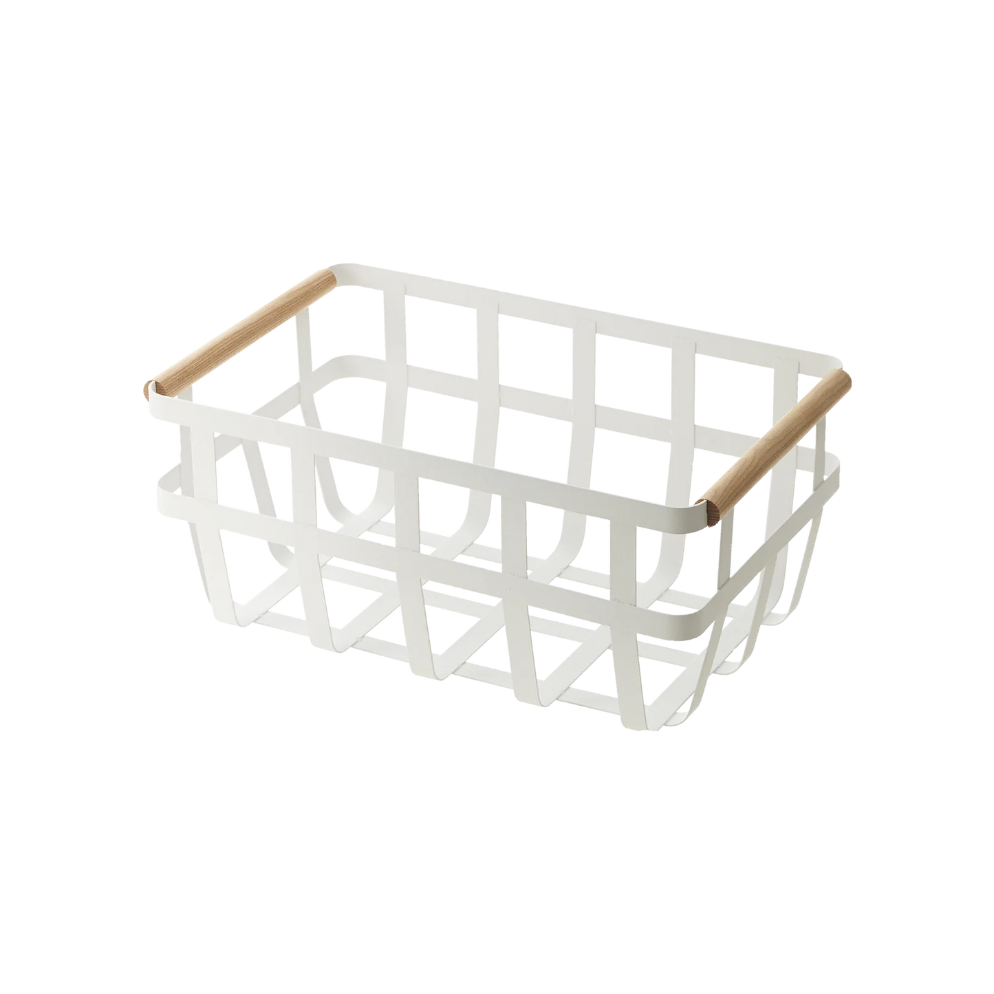 DUAL-HANDLE STORAGE BASKET