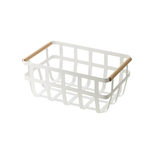 DUAL-HANDLE STORAGE BASKET