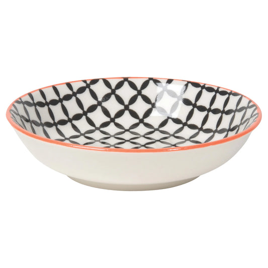 DIPPING BOWL BLACK LATTICE