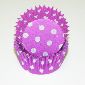 BAKING CUPS PURPLE POLKA DOT