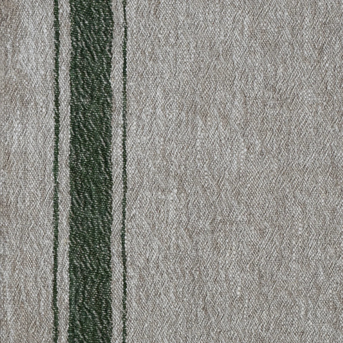 KITCHEN TOWEL GRN STRIPE VINTAGE LINEN