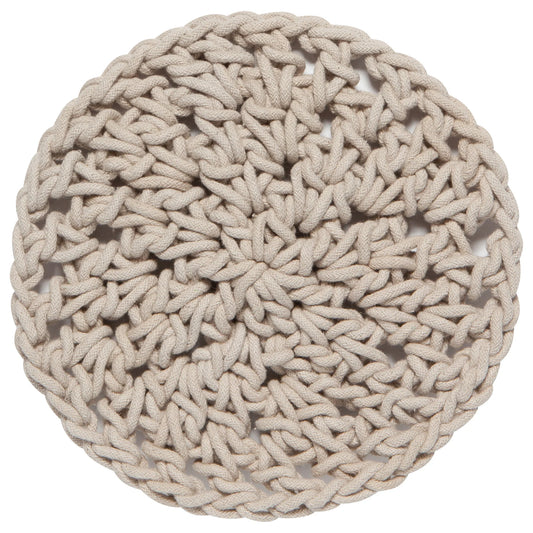 TRIVET KNOT HEIRLOOM DOVE GRAY 9in