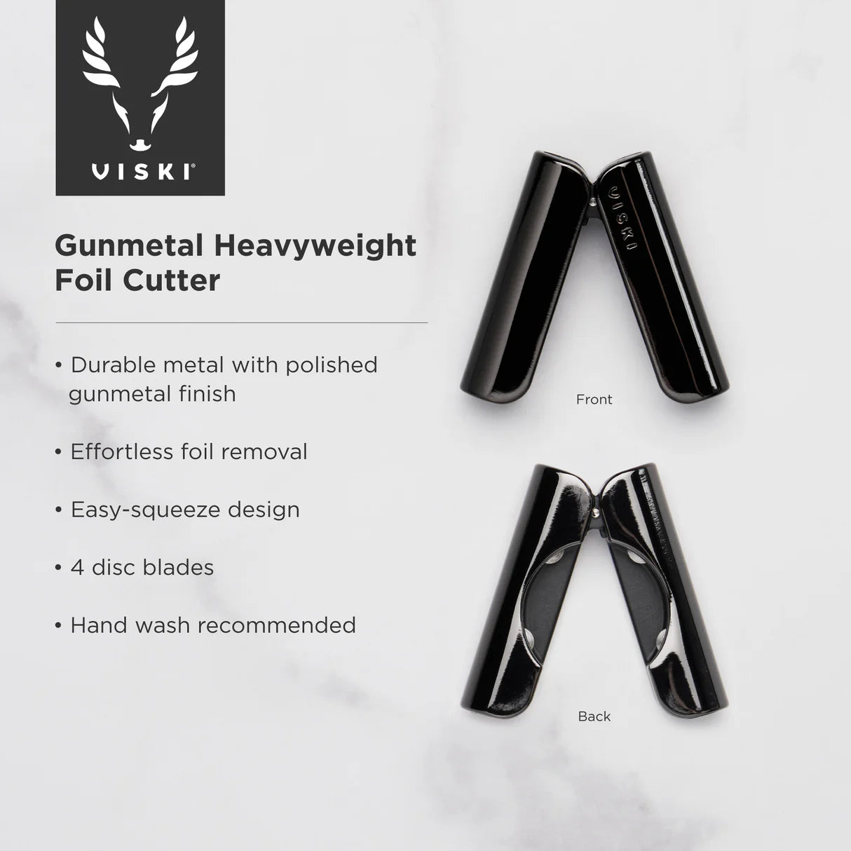 HEAVYWEIGHT FOIL CUTTER IN GUNMETAL