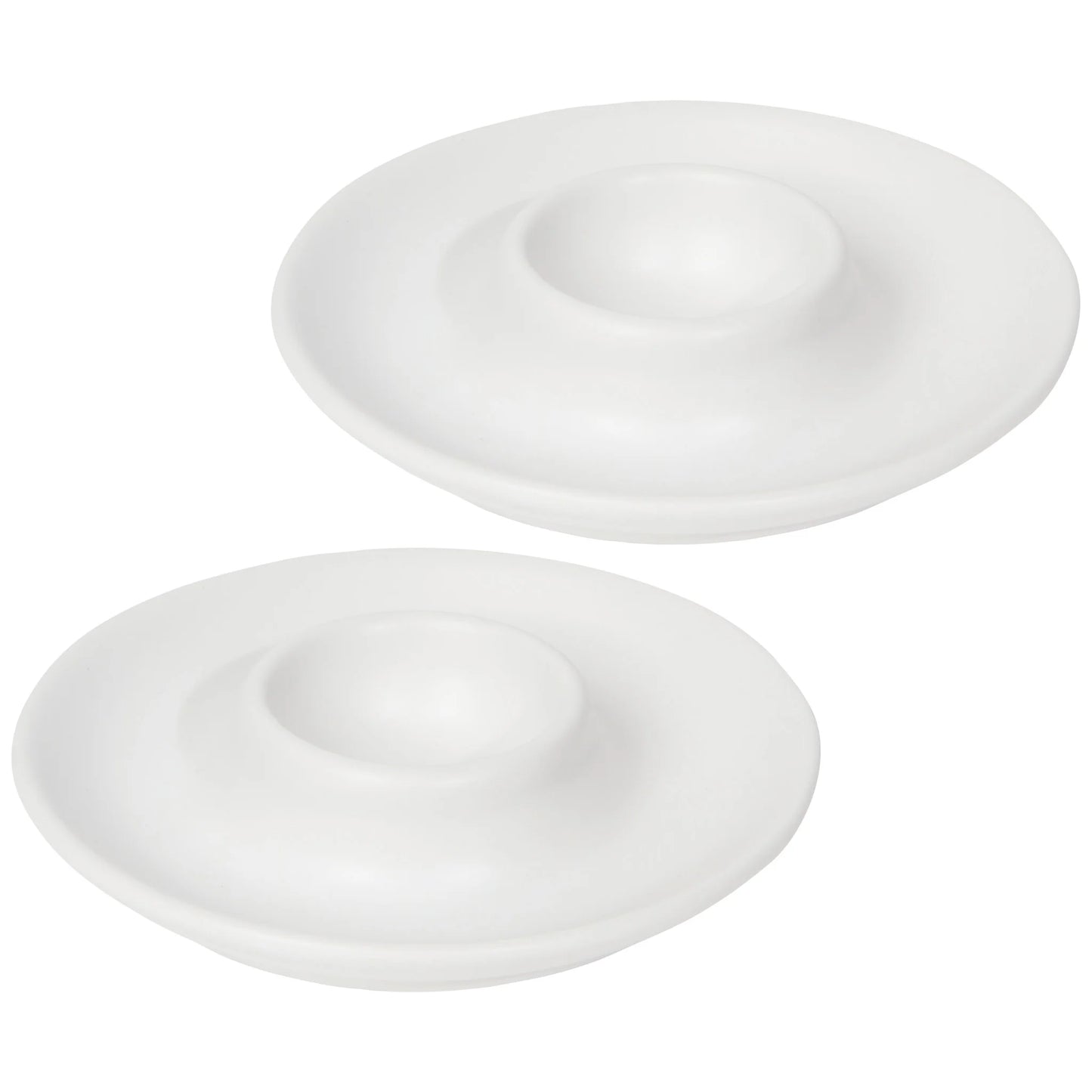 EGG CUPS MATTE WHITE SET OF 2