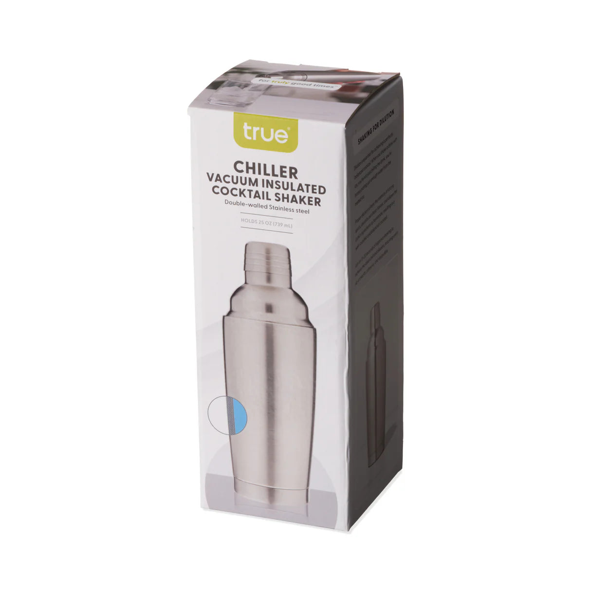 Vacuum Insulated Cocktail Shaker in Stainless Steel